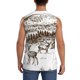 thumbnail image 4 of Balery Woodland Forest With Deers Camisetas sin mangas para hombre, absorbe la humedad y protege contra el mal olor.-Medium, 4 of 7