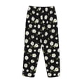thumbnail image 5 of Goofa Daisies Flowers Printed Soft Pajama Pants for Women, Wide Leg Comfy Casual Lounge Yoga Pants-Small, 5 of 9