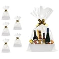 thumbnail image 1 of Cesta de regalo vacía con asas, bandeja resistente, cesta de regalo para vino, cesta de recuerdos de fiesta para graduación, cumpleaños, boda, 1 of 14