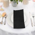 thumbnail image 5 of 100 Pcs 2-Ply Black Dinner Napkins Paper Napkins Disposable Guest Hand Towels for Bathroom Dinner Wedding Baby Shower Halloween Party Guest Bathroom Napkins, 5 of 14
