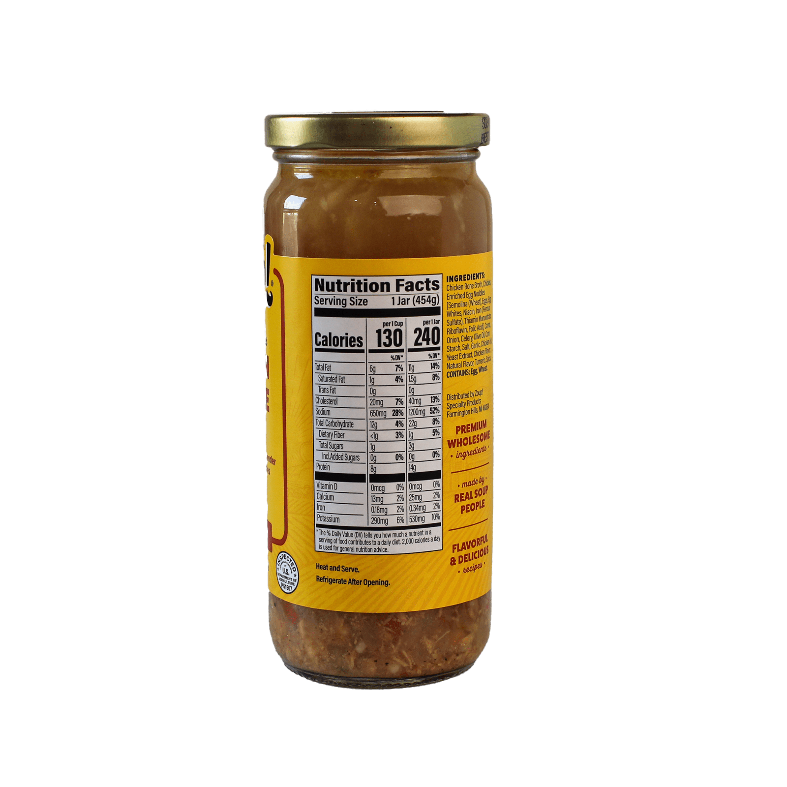 (3 pack) Zoup! Chicken Noodle Soup, Shelf-Stable, 16oz