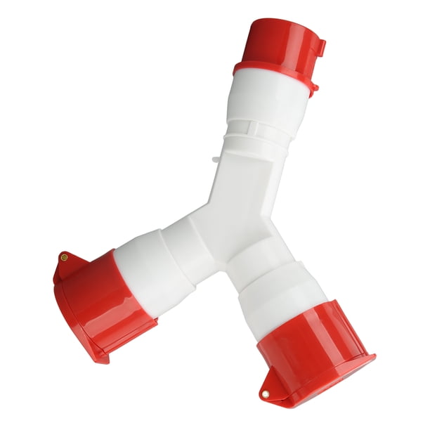 Enchufe De Aviación Industrial, Carcasa De Aislamiento De Enchufe Industrial De 3 1 Entrada Y 2 Salidas IP44 Confiable Y Eficiente A Prueba De Agua Para Metalurgia Para