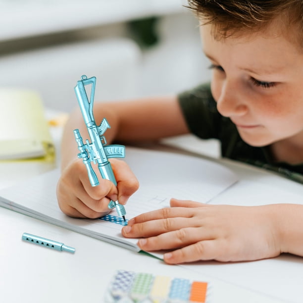 Lápiz Neutral Azul, 0.50mm de tinta a base de agua, Lápiz Cool para Estudiantes, Regalos para Cumpleaños