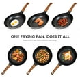 thumbnail image 4 of Nonstick Frying Pan with Lid for Cooking, Clatine Omelette Pan Skillets,11" Deep Saute Pans, Woks & Stir-Fry Cookware for Gas, Electric Stove, Induction Top, 4 of 7