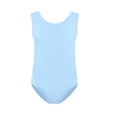 thumbnail image 4 of BOBOGOJP Tween Girls Swimsuits Summer Teen Girl Ruffle Sleeveless One Piece Bathing Suit Size 6-15 Years Sky Blue for Size 13-14 Years, 4 of 4