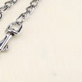 thumbnail image 1 of Stainless Steel Dual Leash Coupler 2 Way Safety Chain for Walking Two Pet Dogs, 1 of 7