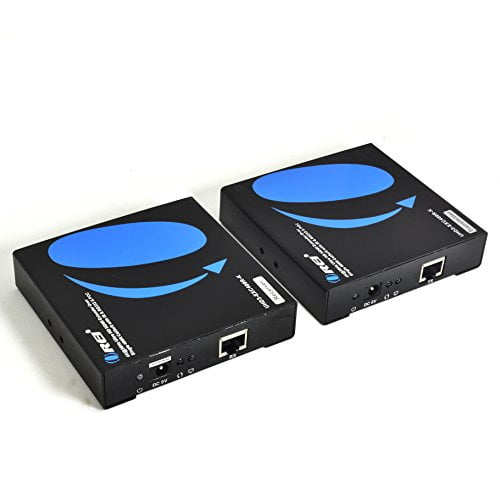 OREI HDMI Extender Over Single CAT5e//CAT6 Cable One to Many 4K @ 30Hz with IR Remote RS-232 ProLNK Tecnhology Up to 400 Ft