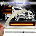 thumbnail image 3 of 2pcs Dynamic LED Car Side Rearview Mirror Turn Signal Indicator Light Strip 18cm, 3 of 5