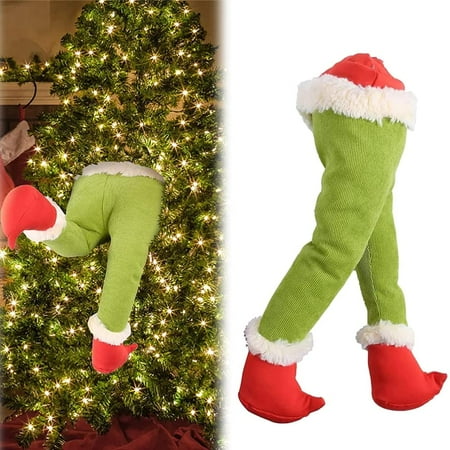 

WGOUP Grinch Leg Arm Head For Tree Decorations