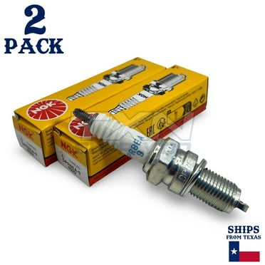 NGK 4929 DPR8EA-9 Standard Spark Plugs - OEM Quality Replacement - 2 Pack