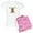 With Pink Camo Pant, variant on CafePress - Guinea Pig Women's Light Pajamas - Women's Short Sleeve Print T-Shirt and Pants Light Cotton Pajama Set