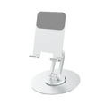 thumbnail image 4 of Soporte para teléfono con rotación de 360 ​​grados, plegable, práctico, antideslizante, profesional. Plata, 4 of 9