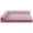 Purple, variant on Exclusivo Mezcla Orthopedic Dog Bed with Washable Cover 36"x24", Jacquard Fluff Pet Sofa Bed with 2-Sided Bolsters for Medium Dogs, Grey