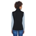 thumbnail image 2 of CORE365 CE701W Women's Cruise Two-Layer Fleece Bonded Soft Shell Vest-Black-2XL, 2 of 3