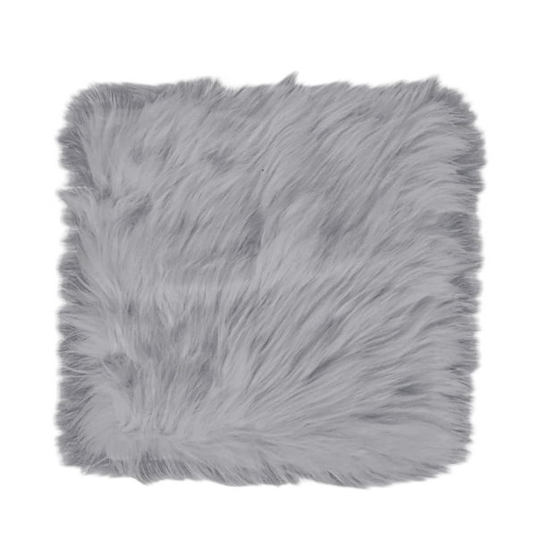 Cojín de terciopelo para sofá y silla, tejido similar a la lana, alfombrilla para sillas de comedor y de ordenador, funda de asiento lavable