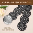 thumbnail image 2 of Cinturón vaquero JASGOOD Wide Hollow Disc de piel para mujer, 2 of 6