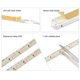 thumbnail image 3 of Kearding Tira de luces LED Fondo PIR Cinta de iluminación de gabinete flexible IP65 Cinta de lámpara de cocina ajustable impermeable Interior Exterior Iluminación y accesorios Blanco cálido 2M Kearding HA012247-02, 3 of 6