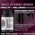thumbnail image 4 of FX Supps Multivitamin with Probiotic Supplement for Women, 60 Tablets, 4 of 8
