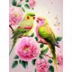 thumbnail image 1 of Birds And Flowers Art Diamond Painting Full Drills Peony Parrot Landscape Embroidery Square Round Mosaic Cross Stitch S526round 24x30cm Gao Jinjia LED, 1 of 2