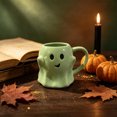 thumbnail image 6 of Gecau Halloween Themed Ghost Shape Mug Weird Drinking Cup Ceramic Ideal Decor for Halloween Party Home Must Have Gift 450ml, 6 of 6