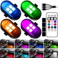 thumbnail image 1 of Luces LED inalámbricas para auto Hemei9319, 8 colores, control remoto, 1 of 8