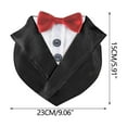 thumbnail image 5 of Adjustable Dog Tuxedo with Bow Tie - Soft Wedding Suit for Small to Medium Dogs, Breathable & Easy to Clean Pet Tuxedo Outfit for Golden Retriever, Bichon, Teddy Bear Costume for Photos, 5 of 9