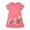 AB287 Pink, variant on Tisuna Dress For Toddler Girls Cartoon Print Short Sleeve Crew Neck Dresses Comfortable Soft Little Girls Casual Summer Street Playwear Dress Size 6 Years Orange