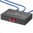 thumbnail image 1 of Selector de Switch de Red Kisdoo 2x1 RJ45 100M/1000M, 1 of 8