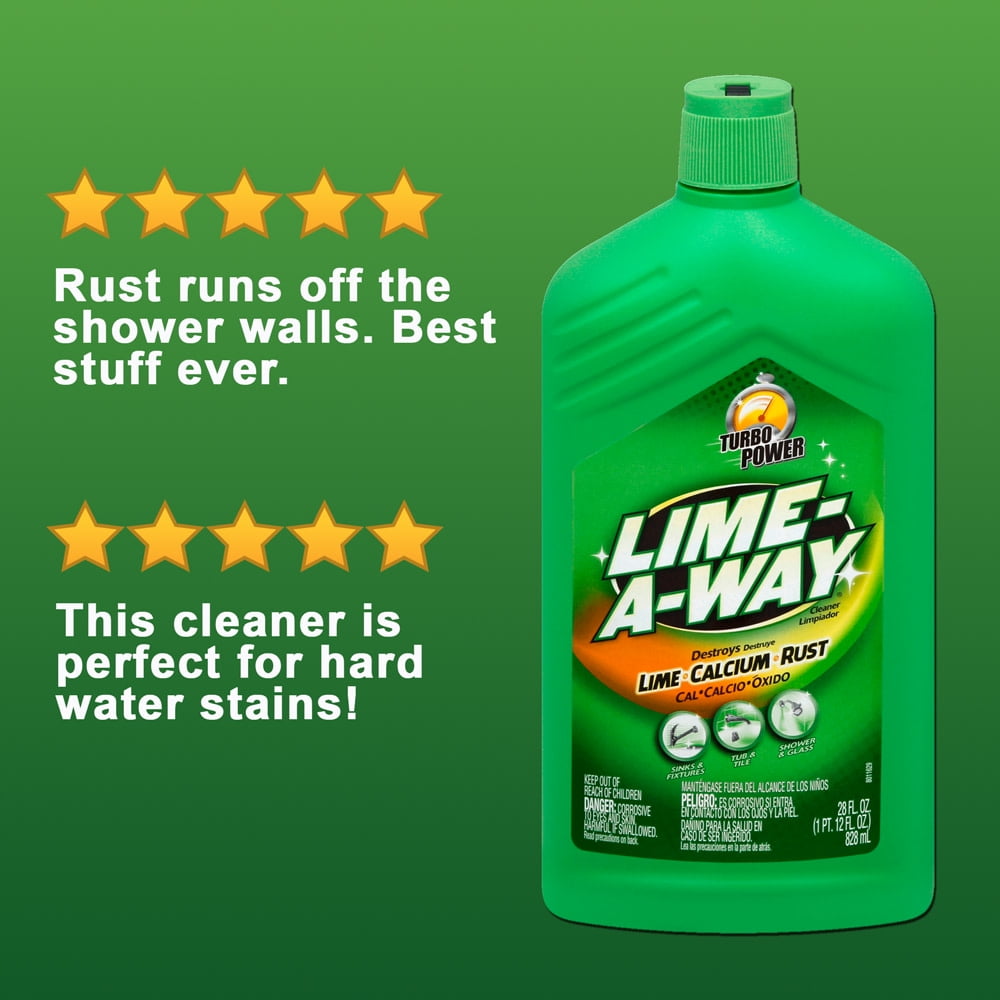 Lime A Way Lime Calcium Rust Cleaner 28oz Bottle Walmart Com Walmart Com