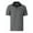 Black, variant on Mens Regular Fit Yarn Dye Striped Short Sleeve Polo Shirt with Pocket