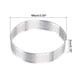 thumbnail image 2 of 2uds Inoxidable Acero Pastel Anillos para Hornear, Perforado Pastel Mousse Anillo Cocina Hornear Calor Resistente 3.5 Diámetro, 0.8 Altura, para Pastel Postre, Plata, 2 of 5