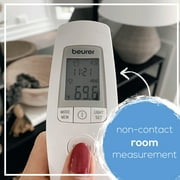 Beurer Non-Contact Infrared Thermometer, Large Illuminated Display, 60 Memory Spaces, FT90