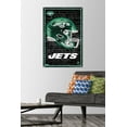 thumbnail image 2 of NFL New York Jets - Neon Helmet 23 Wall Poster with Pushpins, 22.375" x 34", 2 of 4