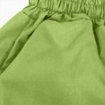 thumbnail image 7 of NOLDARES Parachute Cargo Pants Girl Elastic Waisted Quick Dry Lightweight Baggy Hiking Pants with Pockets Water Resistant(Green,12-13 Y), 7 of 7