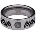 thumbnail image 2 of Aztec Sun Style 2 Tungsten Carbide Ring, 2 of 9