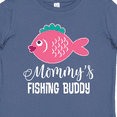 thumbnail image 4 of Inktastic Mommys Fishing Buddy Girls Girls Baby T-Shirt, 4 of 5