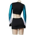 thumbnail image 7 of Women  Maddy Inspired Cheerleader Uniform Two-Piece Dress Set for Performance, Carnival, or Party, 7 of 7