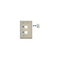 thumbnail image 3 of TRIPP LITE N042-001-WH 2port White Keystone Faceplate For N238 Series Jacks, 3 of 3