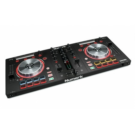 Numark Mixtrack Pro 3 | USB DJ Controller with Trigger Pads & Serato DJ Intro Download (Includes Built-In Sound (Best Dj Mixer For Beginners)