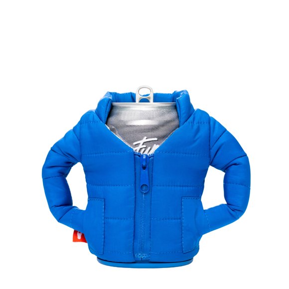 Enfriador de Lata Puffin The Puffy Jacket Aislado 355 mL Azul Varsity
