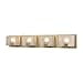 thumbnail image 3 of Ridgecrest 4 Light Vanity In Satin Brass With Frosted Cast Glass, 3 of 4