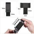 thumbnail image 4 of 1/4 Smartphone Clamp Holder Phone Mount Adapter Phone Clip for Tripod Selfie Stick with Detachable Clamp 360 Rotatable with Three 1/4 Thread Compatible with  11/ 11 Pro/ 11 Pro, 4 of 7