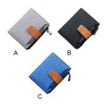 thumbnail image 4 of Minnieouse Cartera para hombre, monedero, bolsa para dinero, exquisita, impermeable, multicolor, dulce regalo, atractivo monedero corto, tarjetero Carteras Gris, 4 of 6