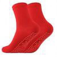 Calcetines calefactables de invierno Calcetines térmicos multifuncionales antifatiga para senderismo (rojo)