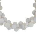 thumbnail image 4 of Northlight 3-Finish Shatterproof Ball Christmas Garland - 6' x 3.5" - White - Unlit, 4 of 5