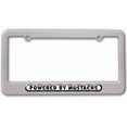 thumbnail image 1 of Powered By Mustache License Plate Frame, 1 of 1