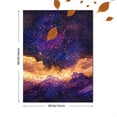 thumbnail image 3 of Galaxy Starry Sky Decorative Painting/Canvas Art， Perfect for Living Room， Bedroom， Office， Dining Room， Study Room， Hallway， Entryway， Apartment， Dorm， Den， Above Bed， Fireplace， or Gallery Wall., 3 of 8