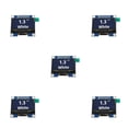 thumbnail image 2 of Kearding Pantalla LED Módulos de pantalla de alta definición Pantallas LCD 1.3 pulgadas 12C Puerto GND Rendimiento estable Módulo OLED Blanco Type2 NO2, 2 of 6