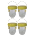 thumbnail image 1 of 4 trampas para avispas colgantes para exteriores, reutilizables, eficaces para granjas y moscas. Amarillo, 1 of 9