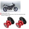 thumbnail image 2 of 2pcs 8mm Motorcycle CNC Rear Stand Swing Arm Spool Sliders Stand Swingarm Bobbins (Red), 2 of 3